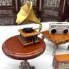 Vintage Miniature Record Player Dollhouses Model for Those Who Appreciate Retro Record Player Artistic Detail