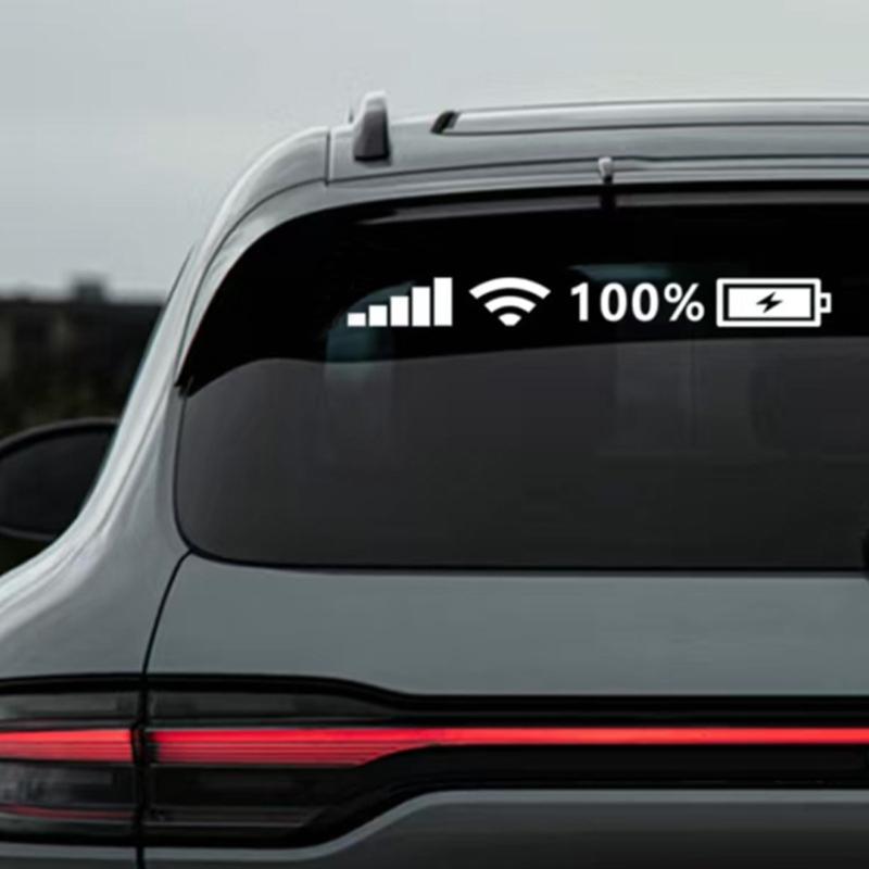Car Sticker Helmet WIFI 100 Percent Battery Reflective Exterior Decoration Wall