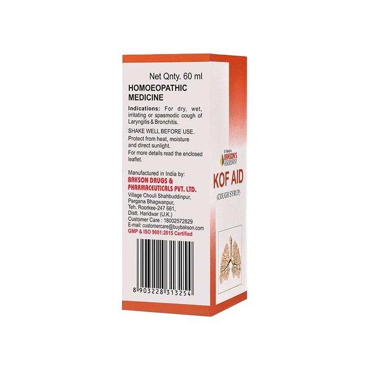 Kof (60 ml), Kof Aid, Bakson