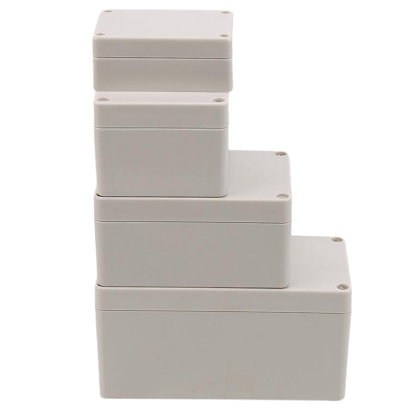 White Junction Box Waterproof UV-Anti 1Pc Sealed Cable Branch Boxes Electrical Project Box