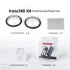 1 Set Silicone Case Lens Protector Cap Cover Lens Guards Carrying Case Protective Frame For Insta360 X4 X3 X2 Camera Accessories