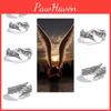 Vintage Angel And Devil Wing Ring Adjustable Open Ring For Couples Unique Alloy Jewelry Supplier