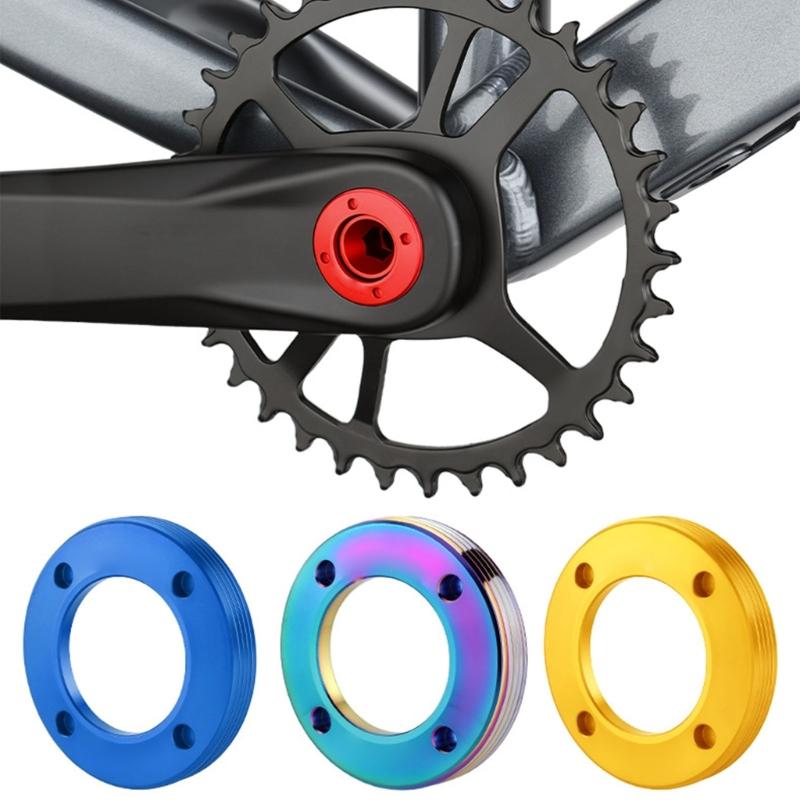 High Performances Aluminum Alloys Bikes Crank Side Cover Fit Standard Crank Groupset Tool Frees Installation M30x6.5MM