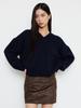 Kelidu Suede Leopard Shorts Skirt Pants