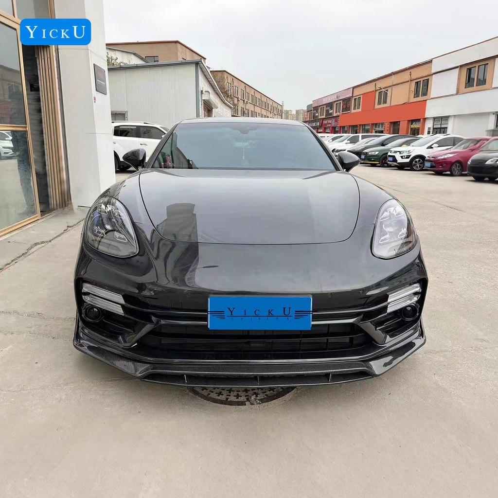 Porsche Panamera 971 Carbon Fiber Body Kit: Front & Rear Lip, Side Skirts, Spoiler, Hood (2017-2023)