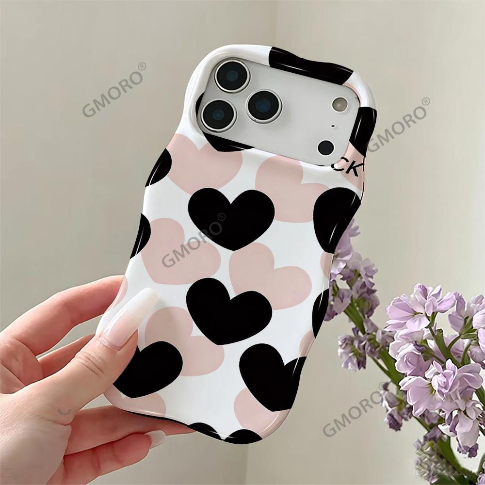 New foreign trade explosion wave two-in-one film shell iPhone15 creative personality dopamine love apple 17pm