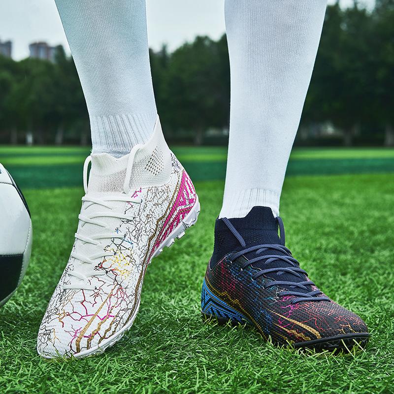 35-47 Unisex-Fußballschuhe, große Fußballschuhe, kurze Nagelspiel-Trainingsschuhe, Kinder-Fußballschuhe