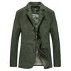 Spring and Autumn Plus Size Men's Suit Lapel Casual Versatile Outerwear Suit