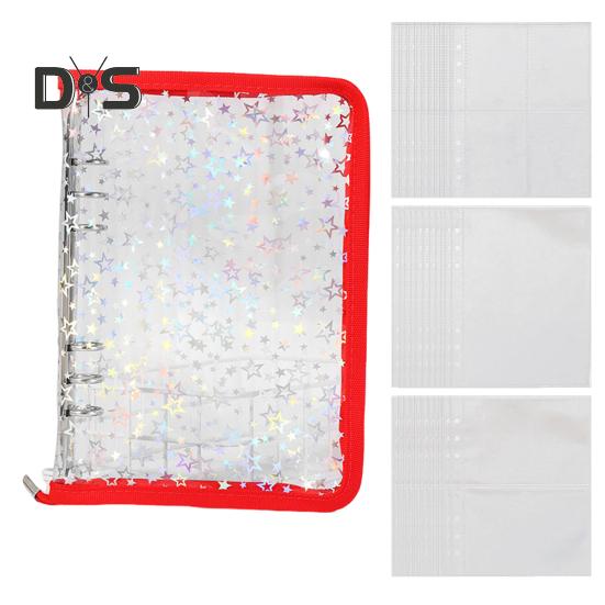 

Органайзер для наклеек, папка-регистратор, А5, книжная оболочка с отрывными листами, блестящая обложка, регулируемый дизайн, многоразовая книга-наклейка, держатель для альбома, дисплей для хранения книг J