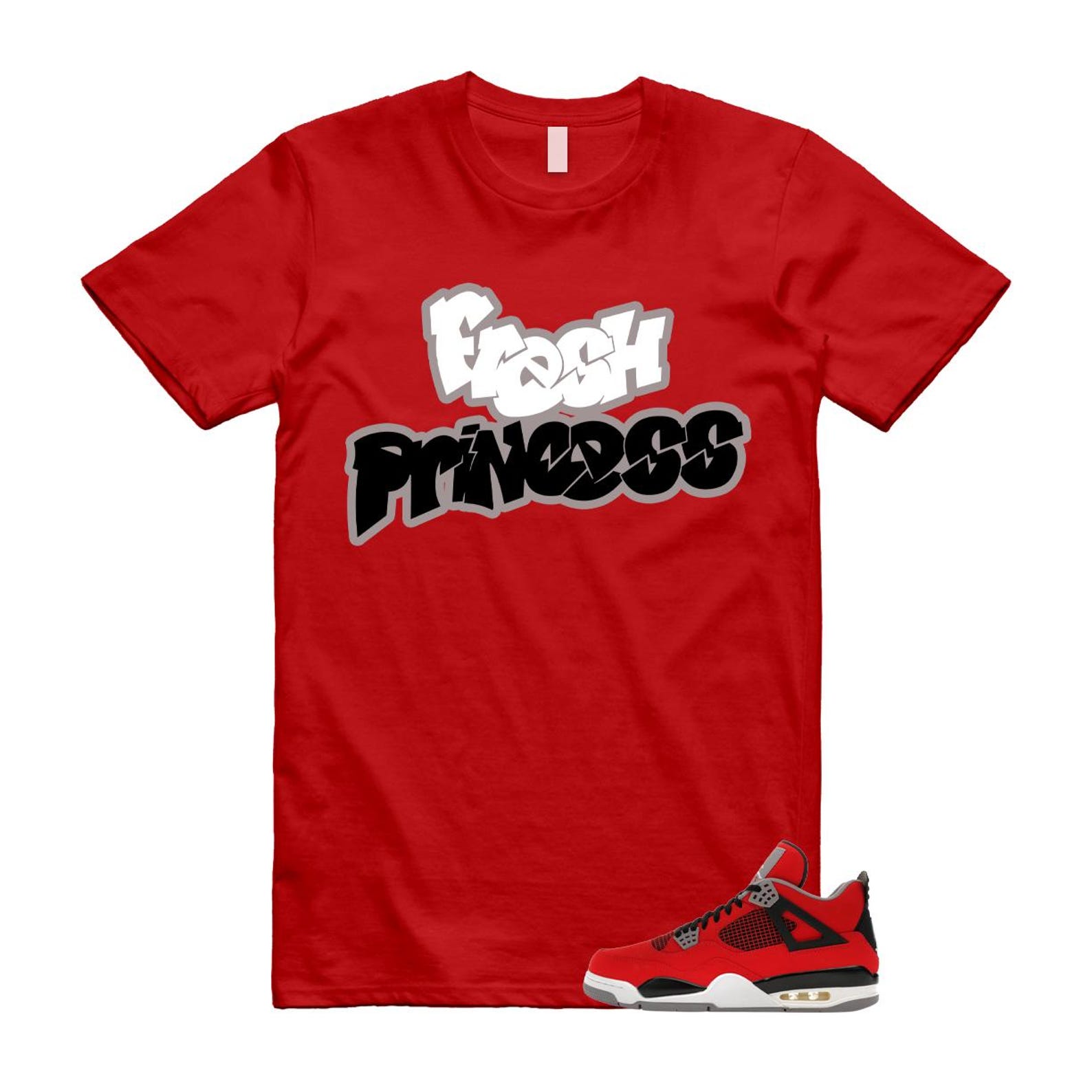 4 Toro Bravo Fire Red White Black Cement Grey 2026 T Shirt Match FPR XL