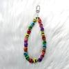 Colorful Skull Beaded Phone Charm & Bag Pendant for Halloween
