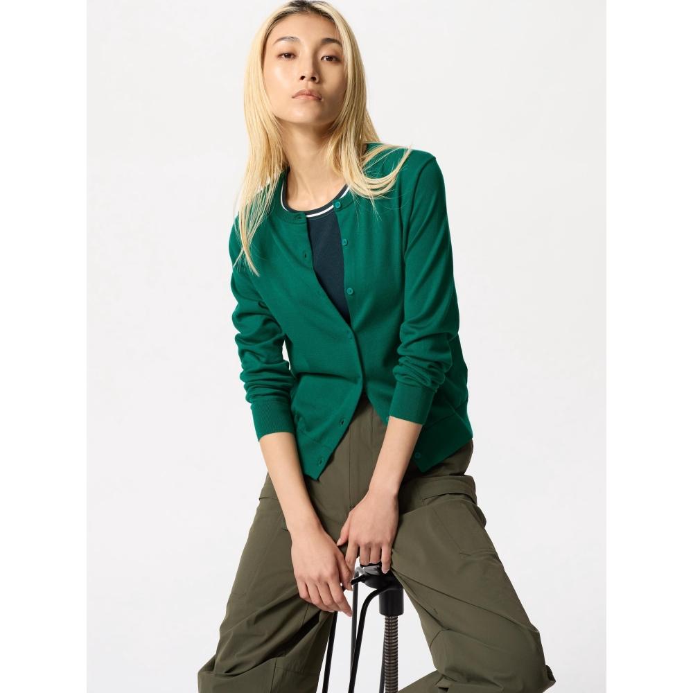 Uniqlo Uv Protection Crew Neck Cardigan  Long Sleeve 
