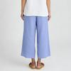 Damen Modische Farbige Hosen mit Geradem Bein, Hoher Taille und Taschen, Freizeithosen