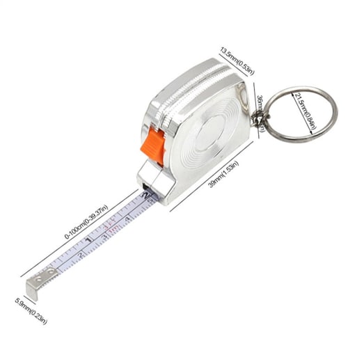 High-precision Fluorescent Tape Measure, Convex, Stainless Steel, Perfect for Night Work. Made with High-grade Carbon Fiber. Compact, Retractable Tape