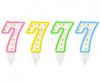 Number 7 Candle with Dots 7.5 | PF-SCK7