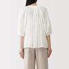 MUJI Strong-Twist Short Sleeve Blouse