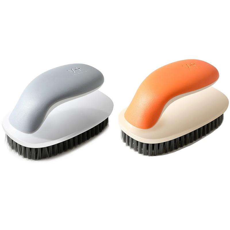 Soft Hair Shoe Laundry Brush Streamlined Shape Not Hurt Clothes Shoes With Handle Board Brush Multi-functional Cleaning Tool