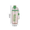 Water bottle summer multi-functional spray water cup with scale large capacity leak-proof direct drinking cup outdoor portable sports water cup
