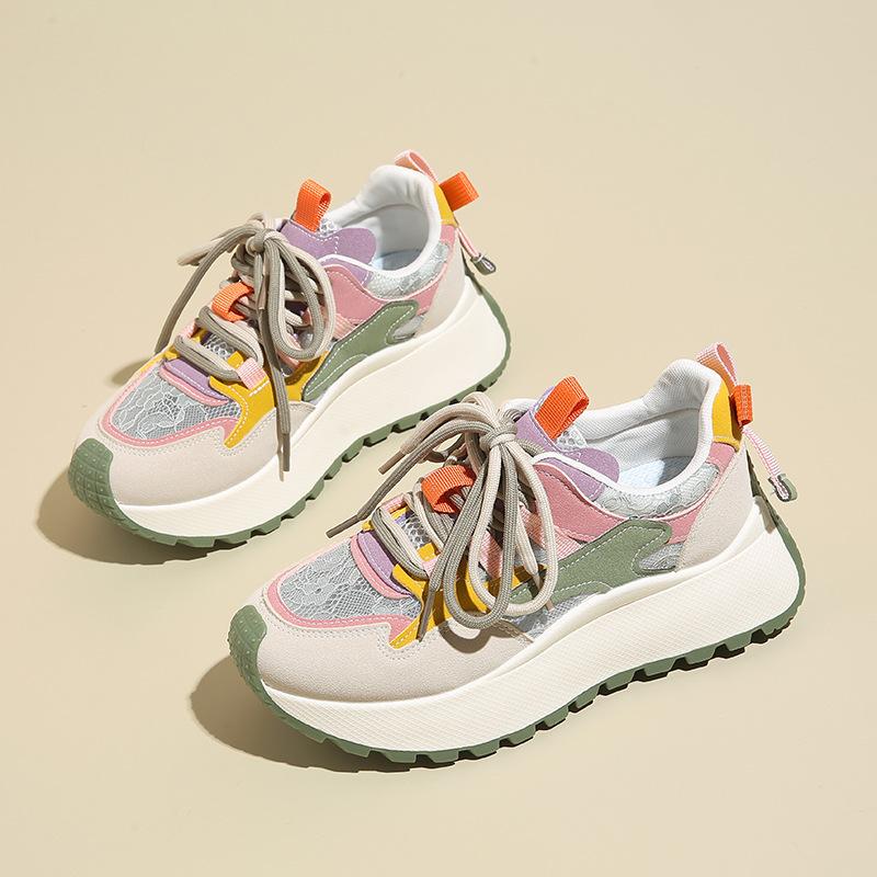 Big Head Women's Shoes 2025 Summer New Student Korean Version Ins Trendy Versatile Platform Single Shoes Sports and Leisure Shoes BN016