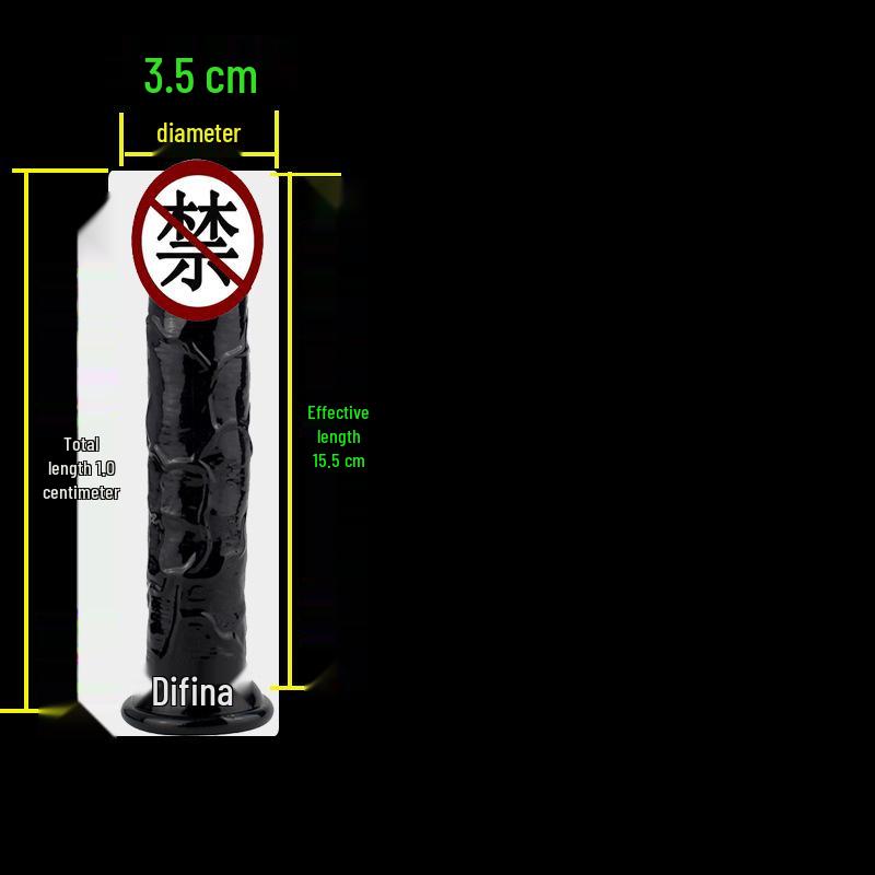 High Transparency Thick Suction Cup Dildo for Women - Flirting Adult Toy