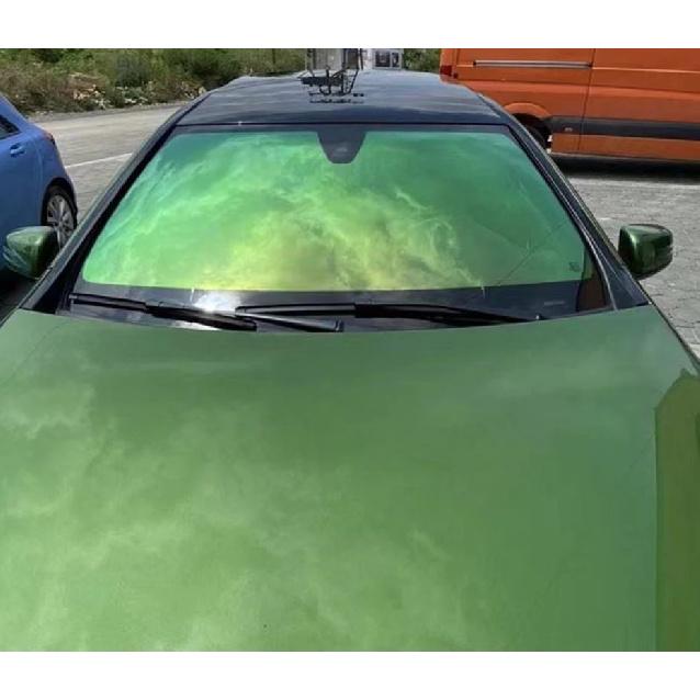 50cmX300cm 70%VLT Home Car Side Window Glass Tint Film Green Chameleon Anti UVR Heat Insulationr For Side Window Anti UV Film