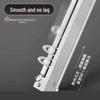 Yuanzu Extendable Single Curtain Track with Silent Gliders