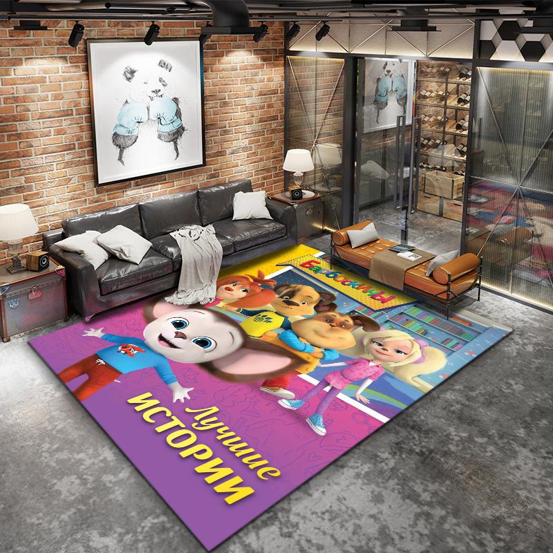 Barboskiny Carpet Rug for Living Room Bedroom Home Sofa Decoration,Kids play Nonslip Floor Mat