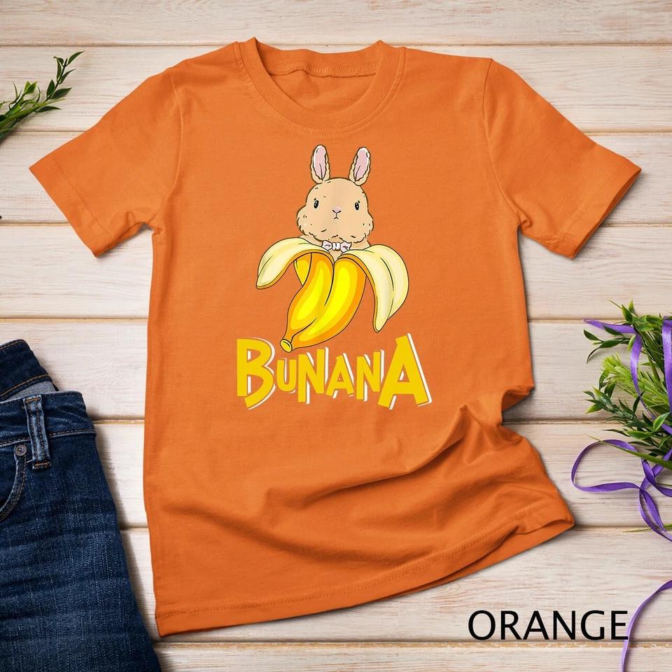 Funny Banana Bunny Rabbit T-Shirt Unisex T-shirt 5 4XL