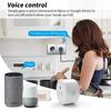 ZFSZ Smart Wi-Fi Plug - Wireless Remote Control Socket with Timer Function, Voice Control Works with Alexa & Google Home, Compact Design