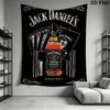 Jack Daniel'S Timeless Tennessee Whiskey Tapestry Fashion Print Wallmounted Christmas Gift Background Wall Hanging Cloth Soft