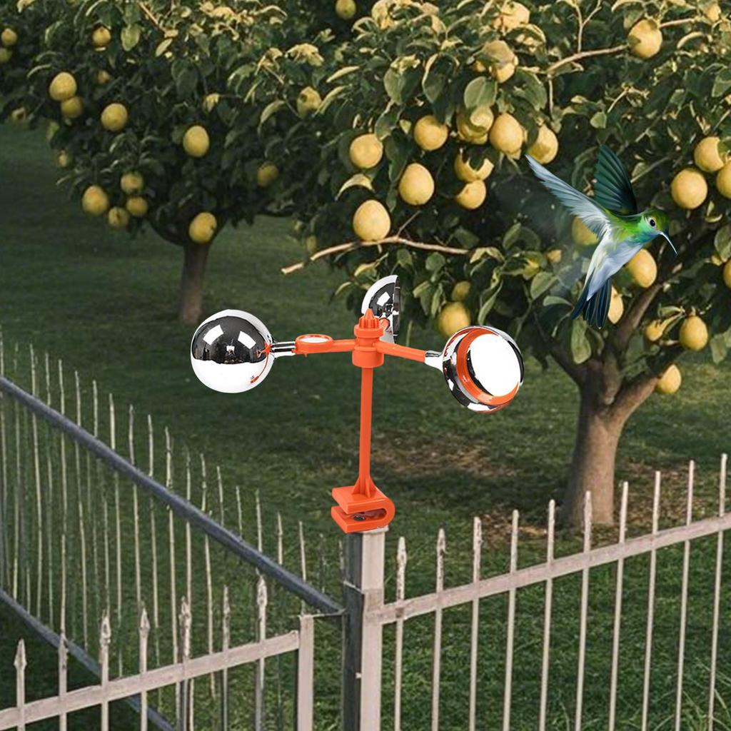 Dispositivo Ahuyentador de Aves Reflectante Herramienta de Jardín Ahuyentador de Energía Eólica para Patio
