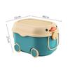 Design Toy Chest with Wheels Storage Solution for Kids' Play Area