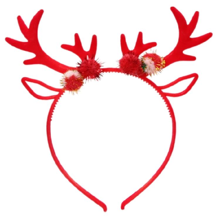 Weihnachtsthema Geweih-Haarband Festival Pailletten Rentier-Haarreif Familienfeier Kopfschmuck Feiertagsparty Zubehör