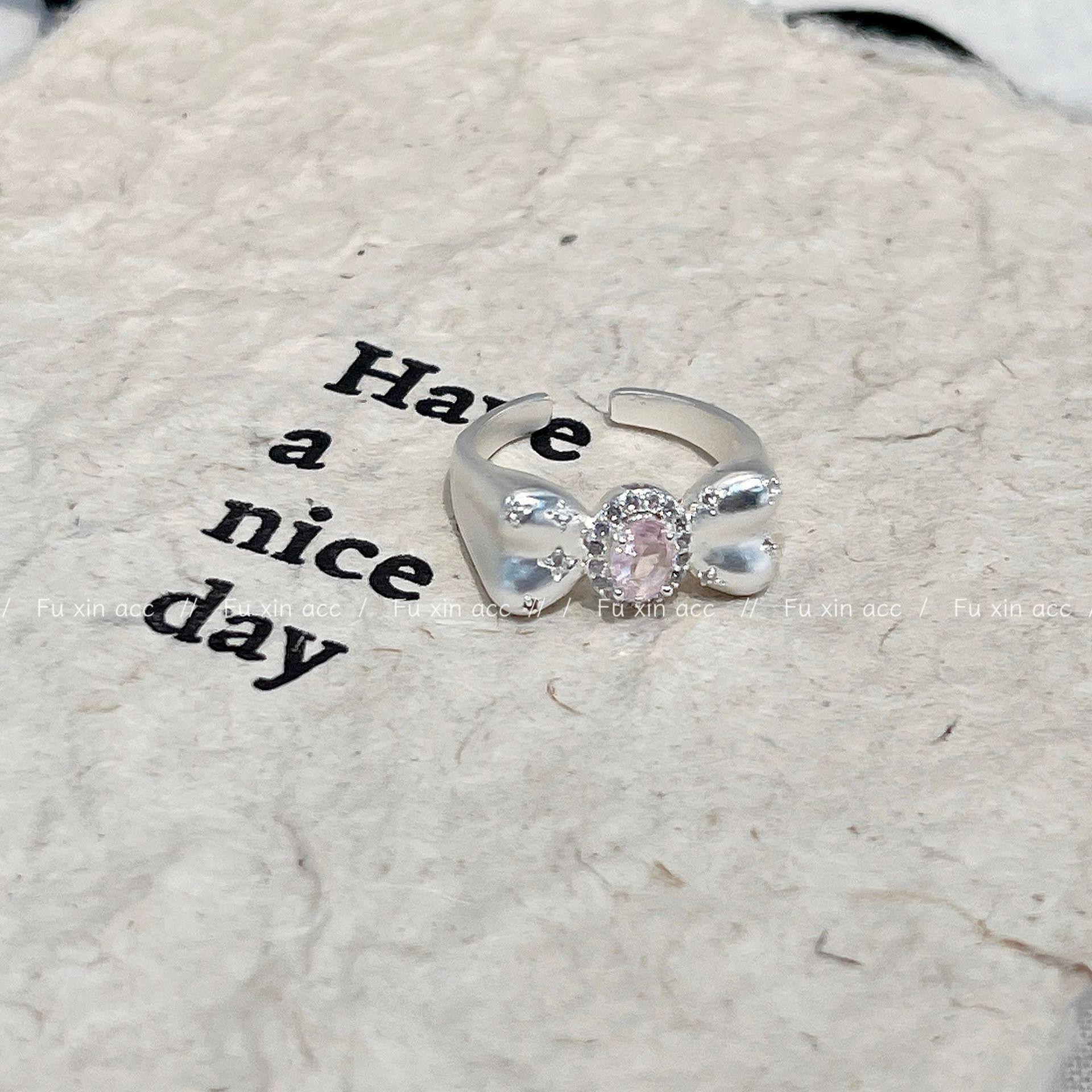 

Открытое кольцо Runaway Princess Zircon Butterfly - элегантное дизайнерское украшение на указательный палец для женщин RR253