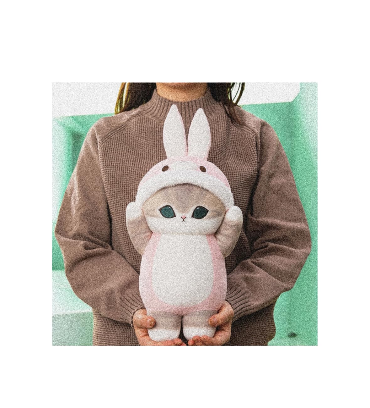 

Мофу Кигуруми Нян Большая Плюшевая Официальный Милый Мерч Игрушка, Прибл.. 34см, (Кролик)