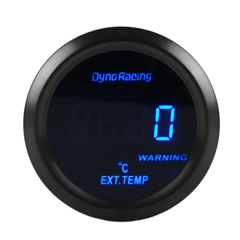 Highly Recommended 2 Inch 52Mm Exhaust Gas Temp Gauge Digital Exhaust Temperature EGT EXT Gauge Blue Led Car Gauge Car Meter Wit чёрный