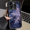 Phone Case for iPhone 17 Air 16E 15 16 Pro Max Snow Snowflake Winter Cold Cover 14 Plus 13 12 Mini Soft Shell Silicone Fundas