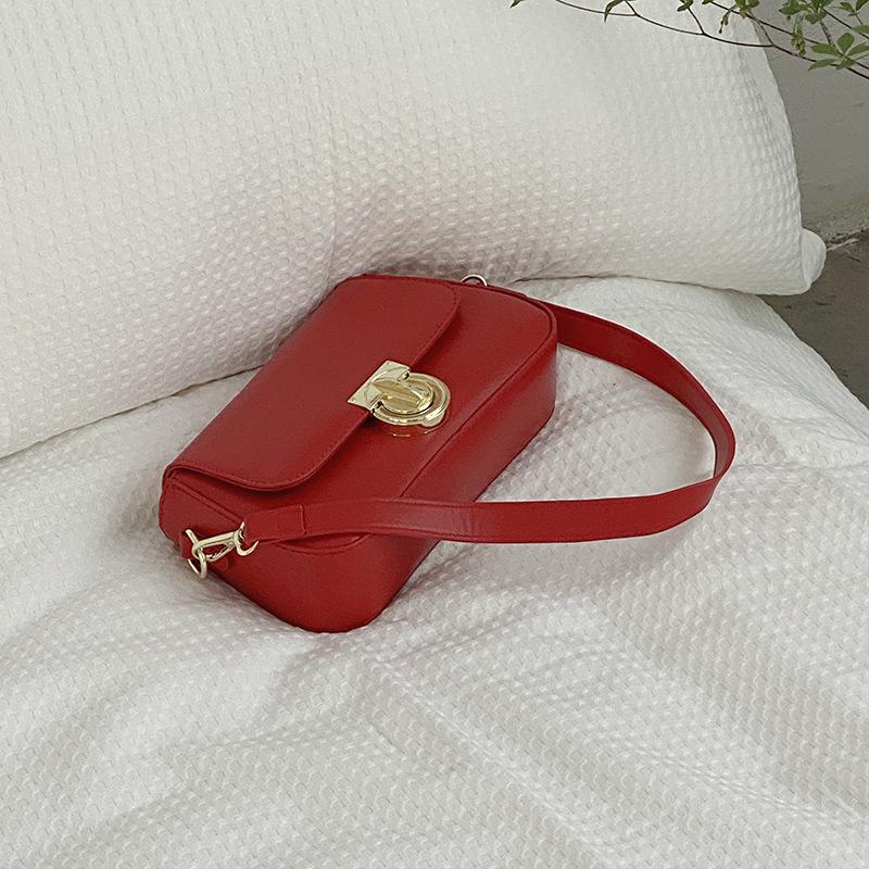 Retro Bag Women Snewest Underarm Bag Simple And Versatile One-Shoulder Messenger Bag Women S Handbag
