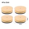 1/4Pcs Solid Full Aluminum Aluminum Isolation Feet Machined Design Speaker Cone Base  Audio AMP Use