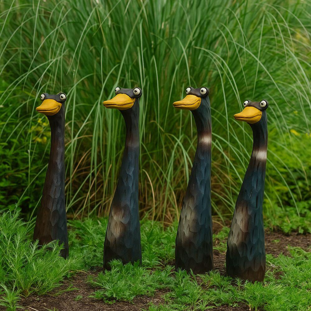 Hars Knutselwerk Eend Gans Ornamenten Weerbestendig Dier Beeldjes Terras Decoratie