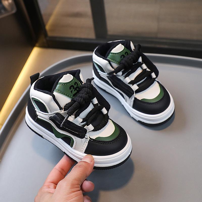 New Spring and Autumn Boys and Girls Fashion Handsome Solid Soft Bottom Wear-resistant Casual Sneakers