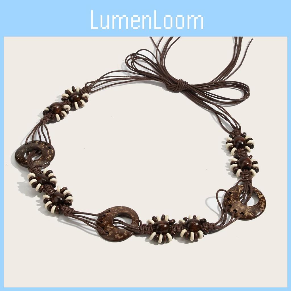 Ethnic Style Handwoven Waist Cord For Ladies With Tying Design For Summer Outfits