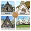 Wooden House Scenic Dining and Accommodation Tent for Resorts and Outdoor Camping