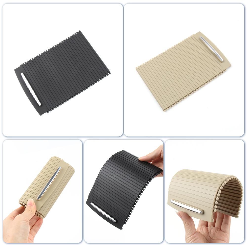 51166963913 For BMW E92 E93 M3 2006-2012 Console Storage Tray Cover Trim Cover Slide Roller Blind Cover Water Cup Holder Curtain