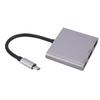 Hub USB C 3 em 1 Adequado para Óculos AR XREAL One Adaptador Multiportas Estação de Docking Suporta Carregamento Rápido PD 100W 4K 60Hz