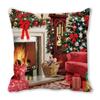 Santa Claus Sleeper Christmas Tree Dog Bunny Decorative Pillow Set Bedroom Sofa Dining Room Pillow Cover