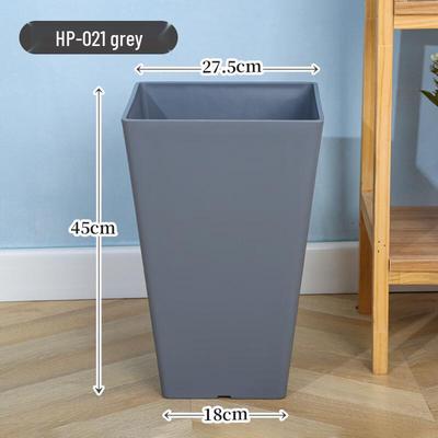 ZhuChuangJingPin HC Tall Resin Planter with Tray