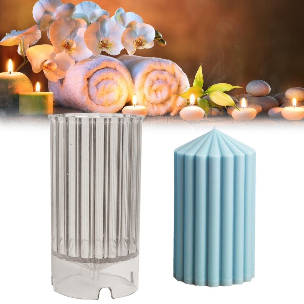 

Форма для ароматизированной свечи с грубым наконечником в форме геометрической формы, пластиковые формы для изготовления свечей из парафина