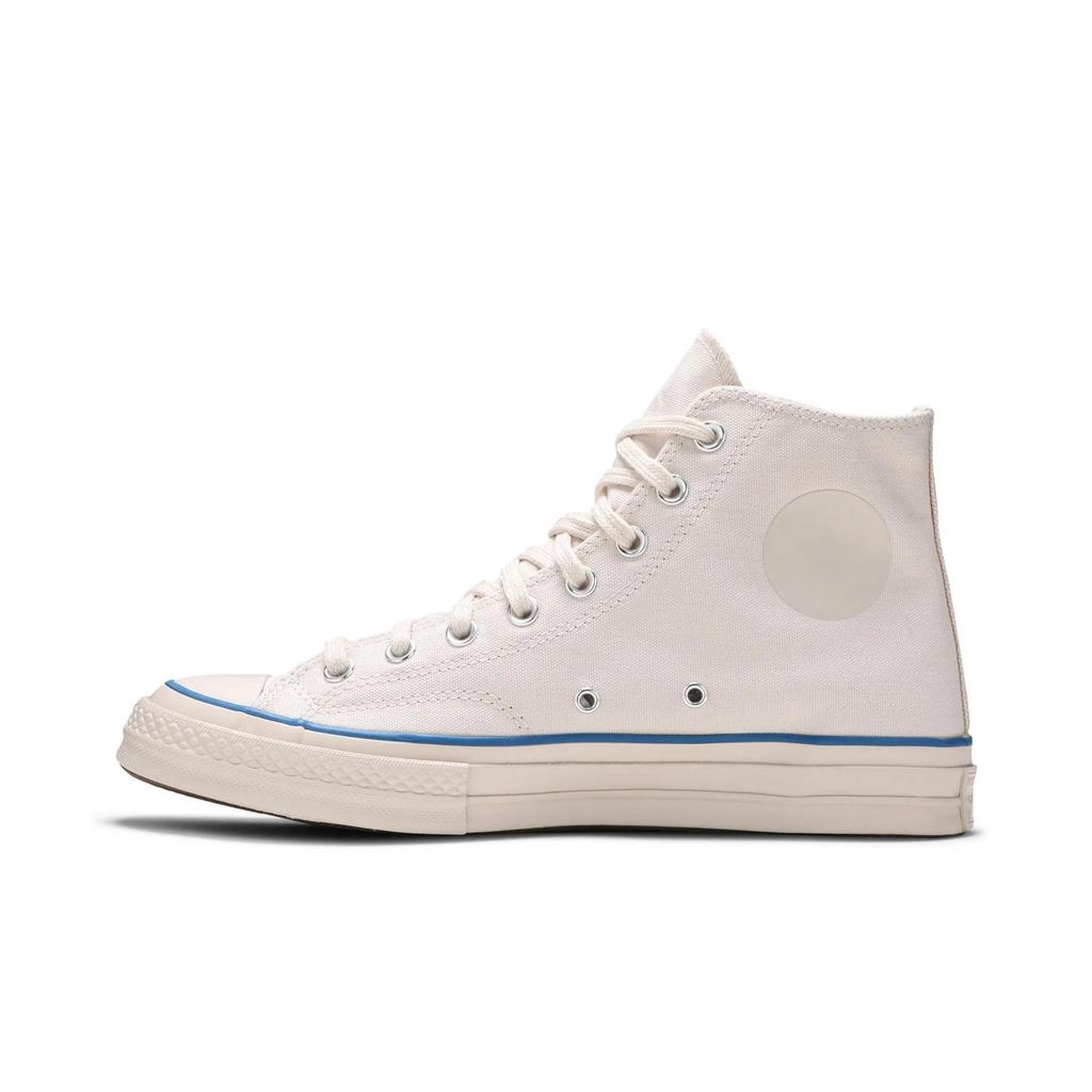 Converse Chuck 70 High 'Fundamentals - Parchment' (Unisex) Black / Imperial Blue Canvas Shoes 171161C