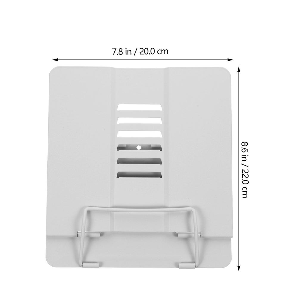 1Pcs Exquisitely Crafted Iron Book Holder Adjustable Reading Rack for Textbooks Magazines Sheet Music Free Hands Long Reading